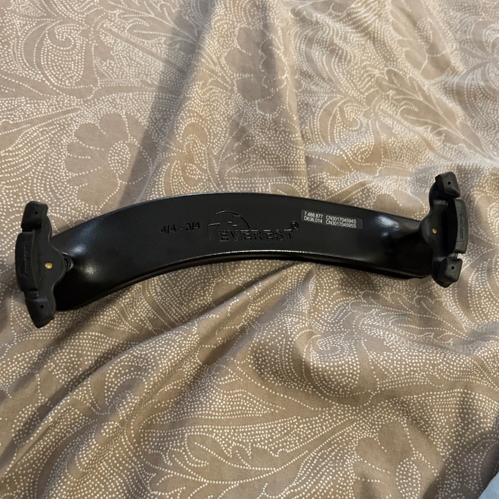 Everest Violin Shoulder Rest, for size 4/4-3-4